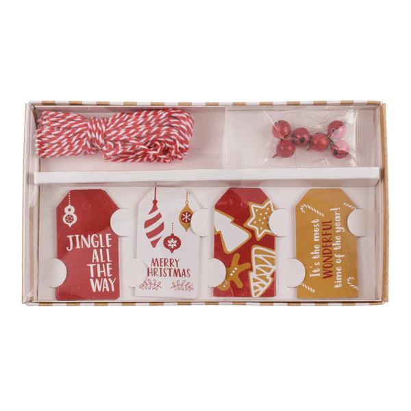 Lot d'étiquettes cadeaux