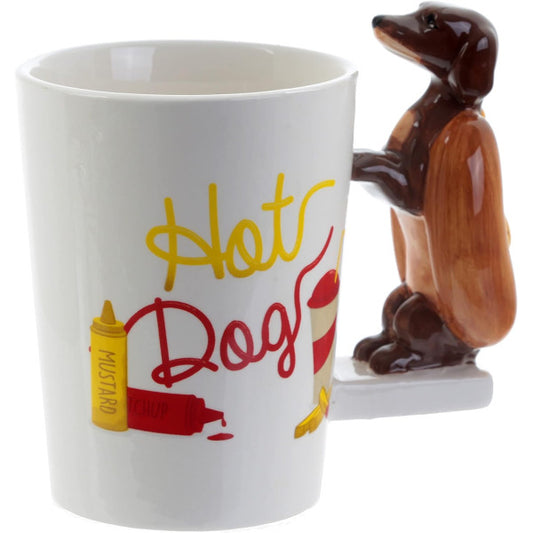 Mug teckel hot dog