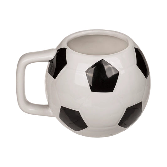 Mug ballon de football en faïence 12cm - vue principale