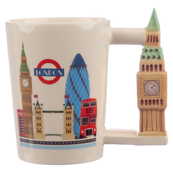 Mug céramique Big Ben Angleterre 425g - détail du design
