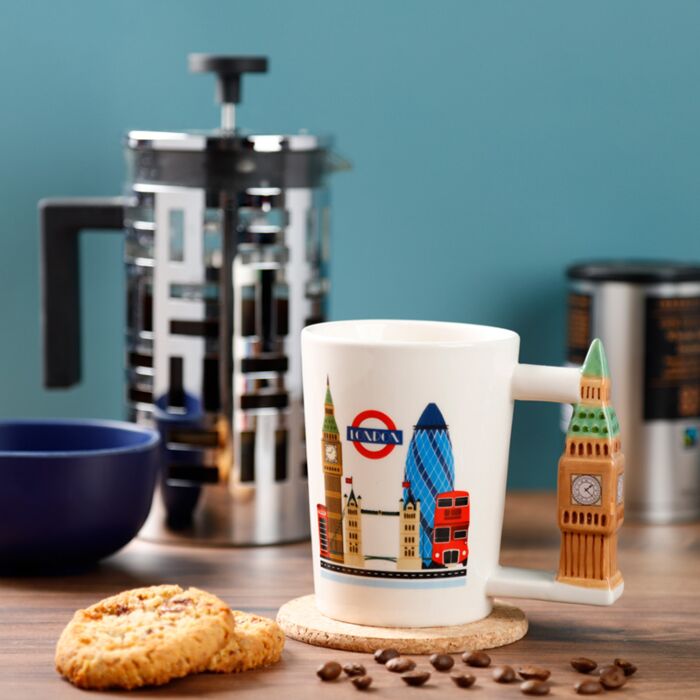  Mug London Big Ben anse décorée - vue d'ensemble