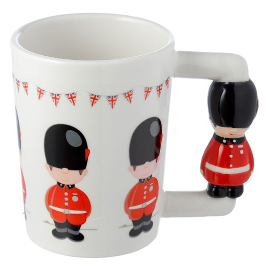  Mug céramique anse garde anglais London 400ml - vue de face