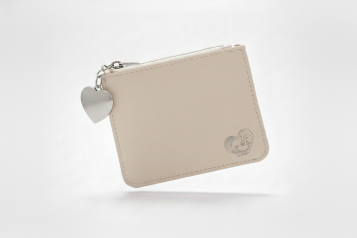 Porte-monnaie Beige