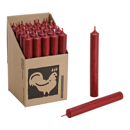 Bougie rouge foncé