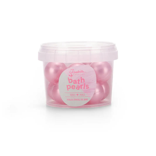 Perles bain rose