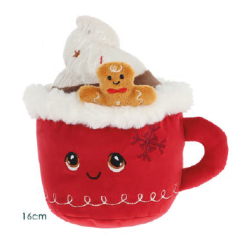 Peluche chocolat chaud