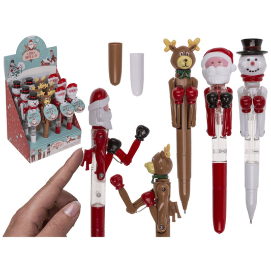 Stylo boxeur Noël